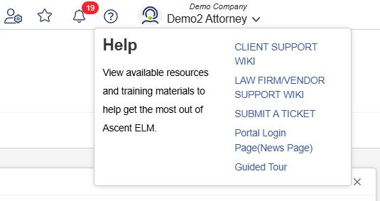 Contract Management module interface